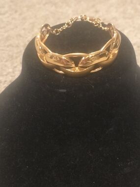 22K Gold Plated Dubai Jewelry Gold Tone Chain Link Bracelet - Women Jewelry